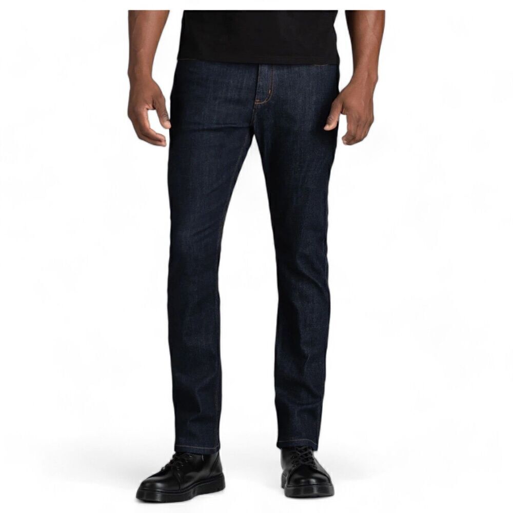 DU/ER Men's L2X Relaxed Fit Performance Denim Jeans Heritage Dark Blue 30x34